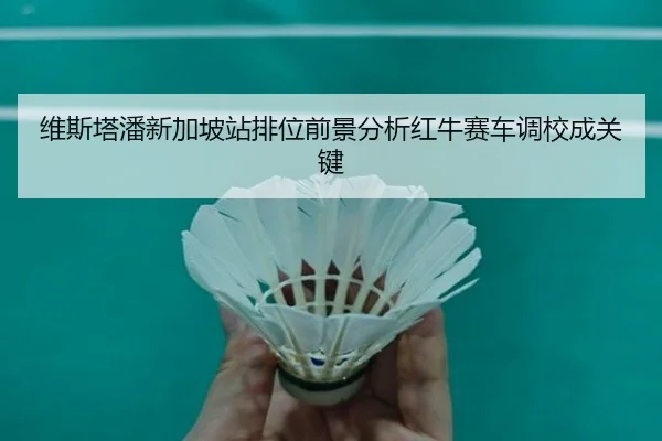 维斯塔潘新加坡站排位前景分析红牛赛车调校成关键 - MKSPORTS